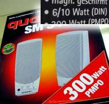 Verpackung mit PMPO-Angabe